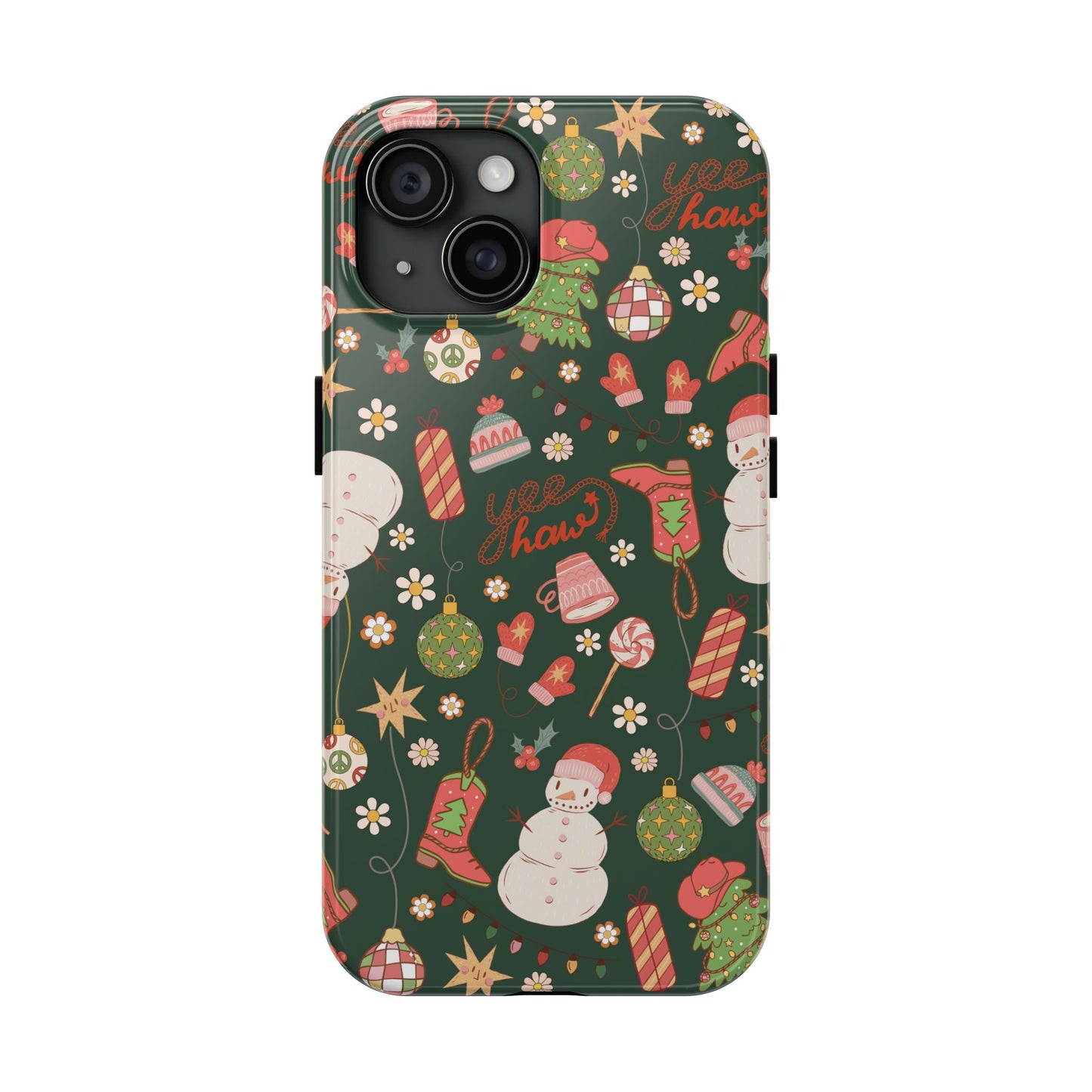 Yee Haw Snowman Phone Case