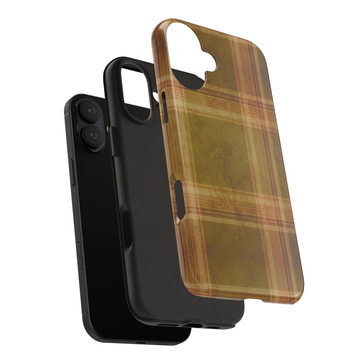 Amber Plaid Phone Case