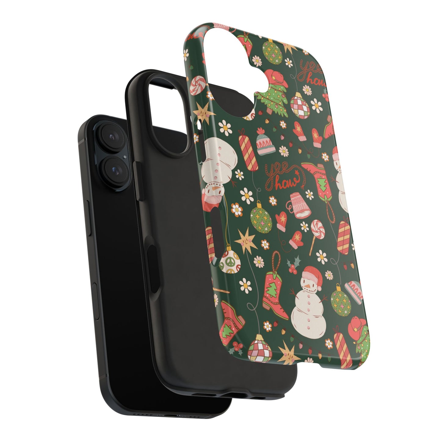 Yee Haw Snowman Phone Case