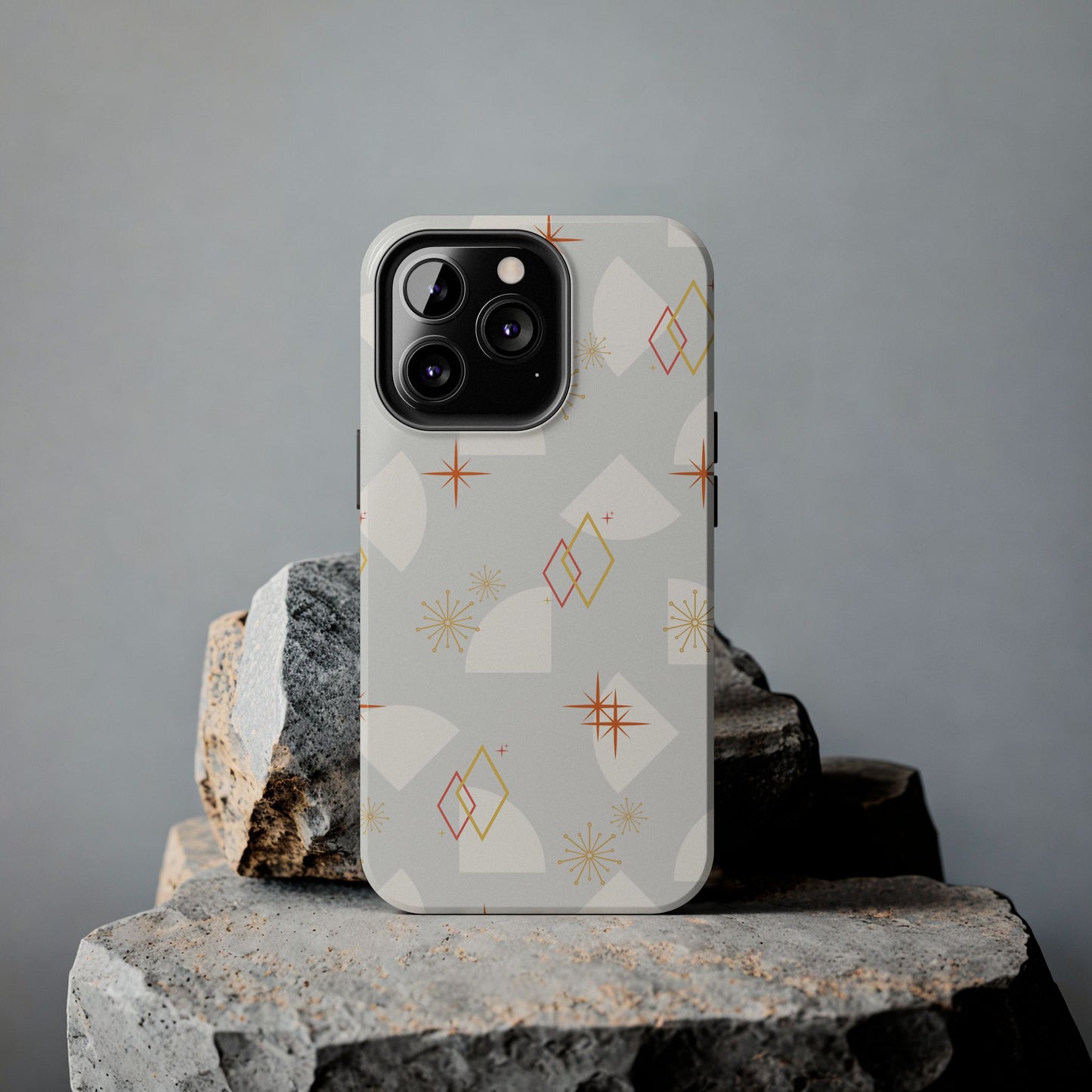 Mid Century Powder Blue Phone Case