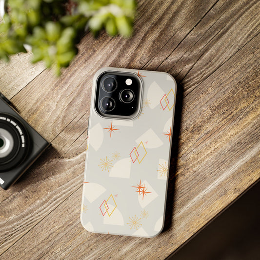 Mid Century Powder Blue Phone Case