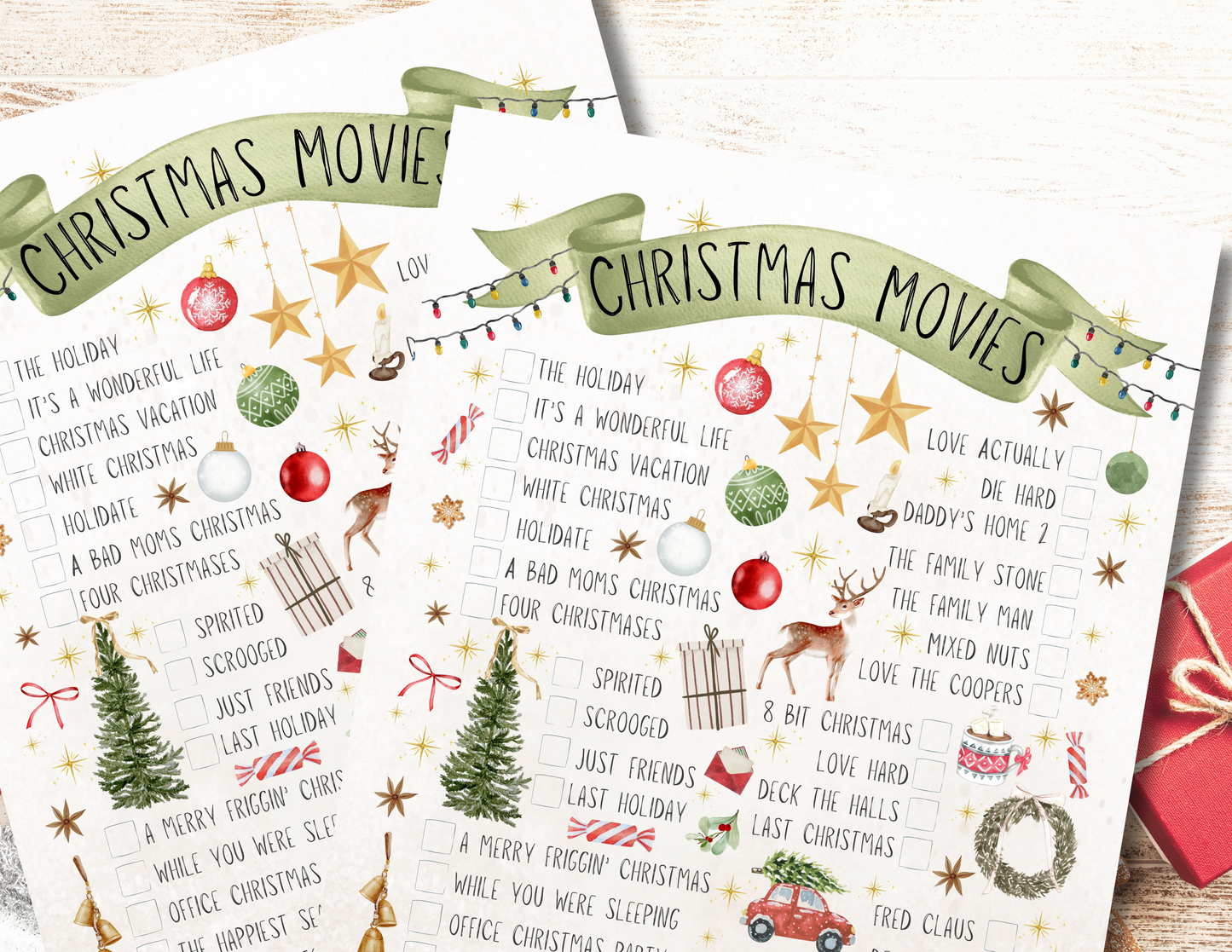 Christmas Movies List (Adult-Download)