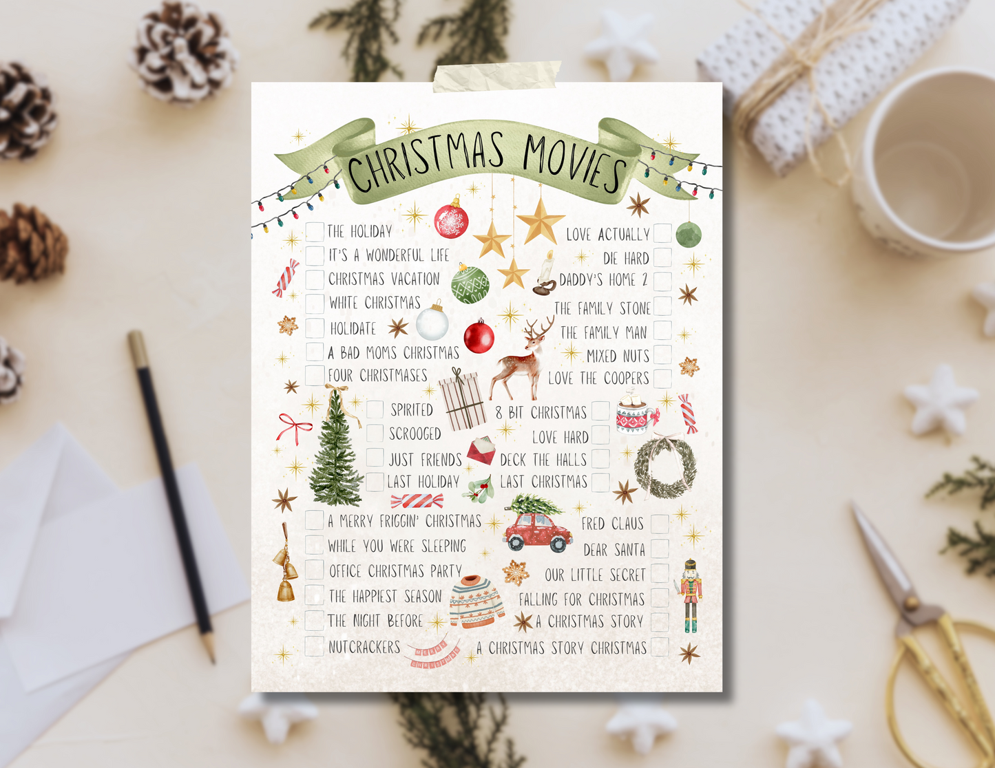 Christmas Movies List (Adult-Download)