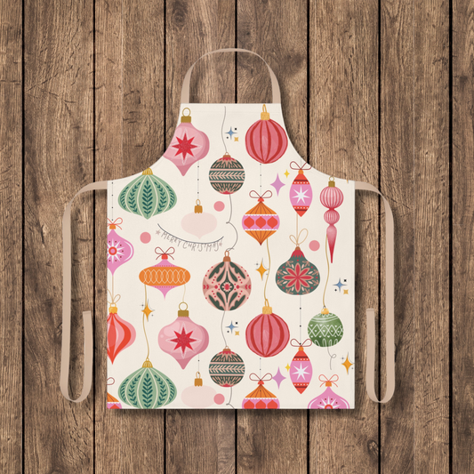 Mid Century Ornament Apron