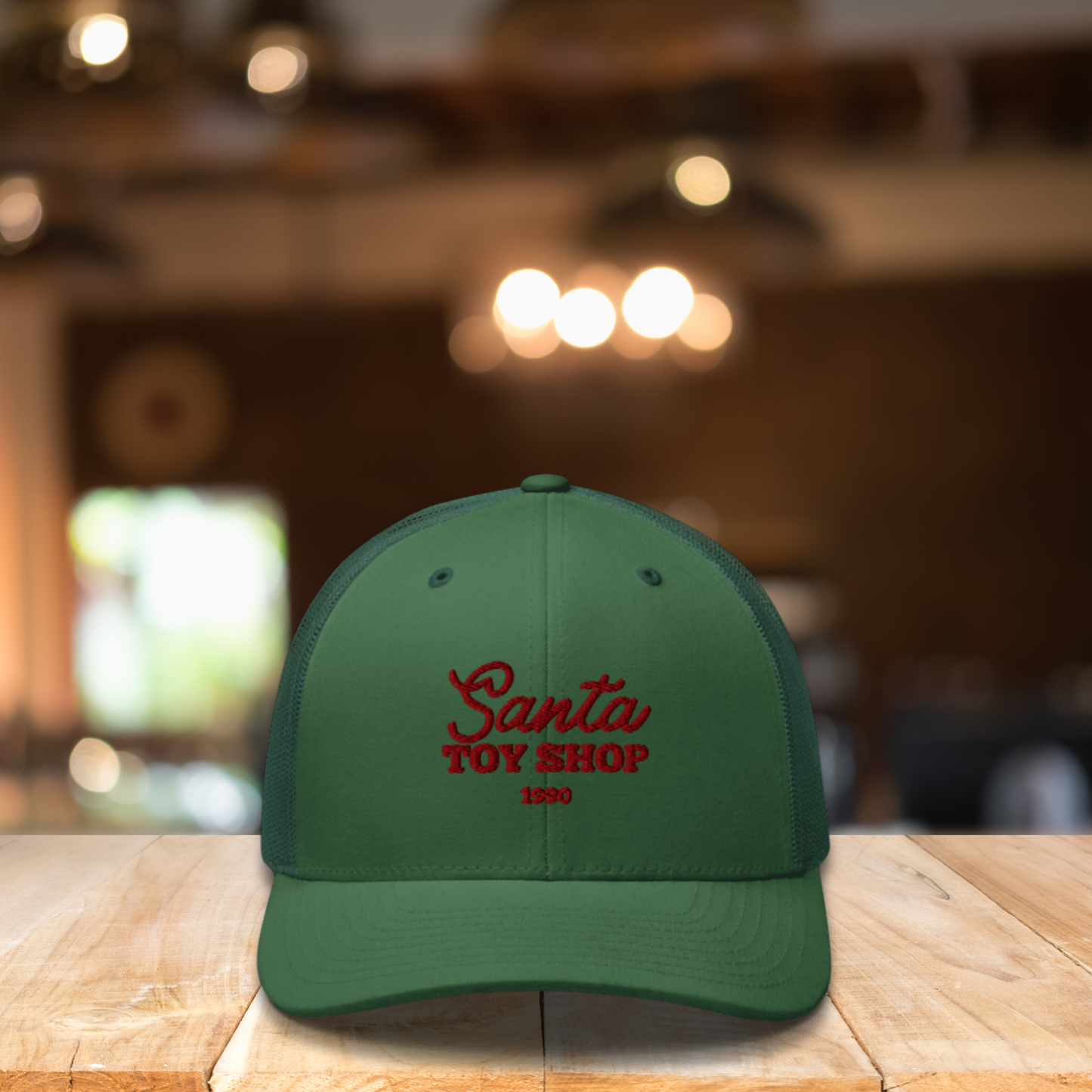 Santa Toy Shop Trucker Cap
