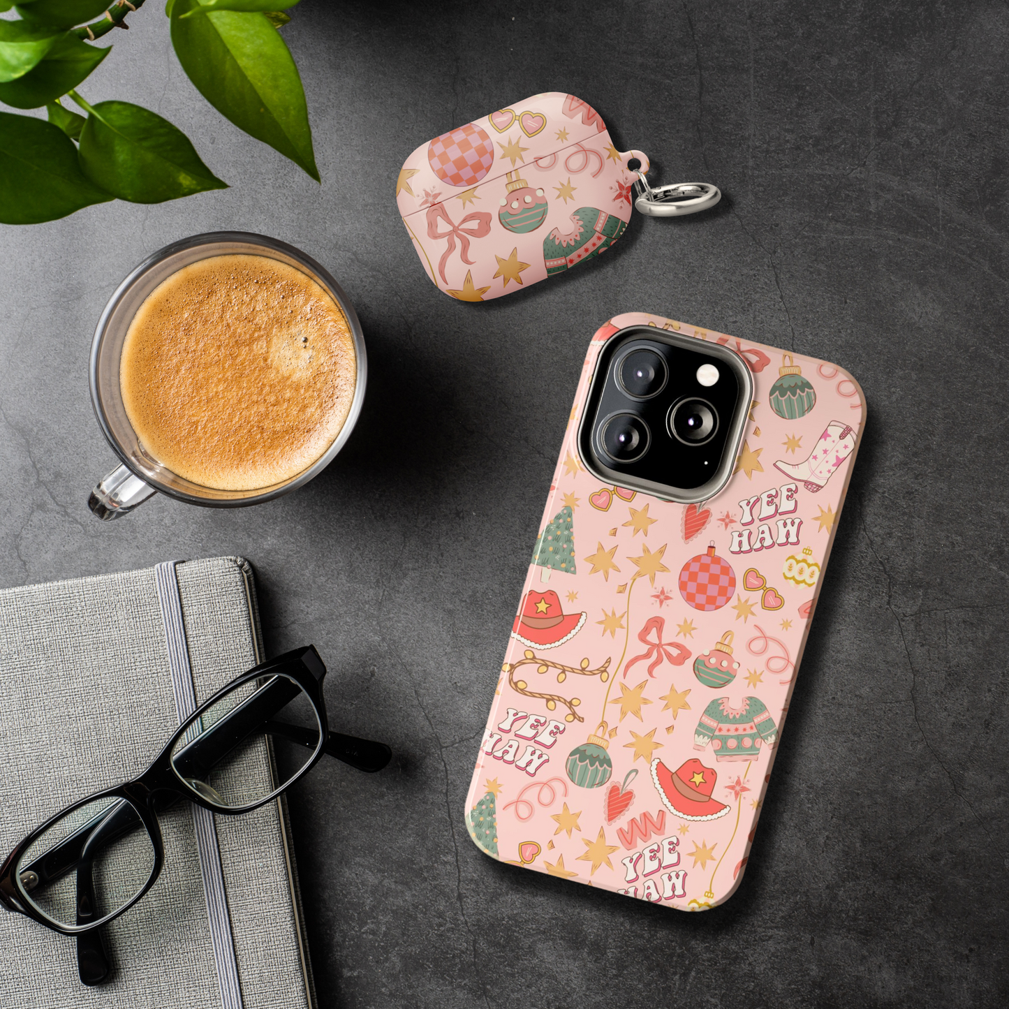 Pink Howdy AirPods® Case