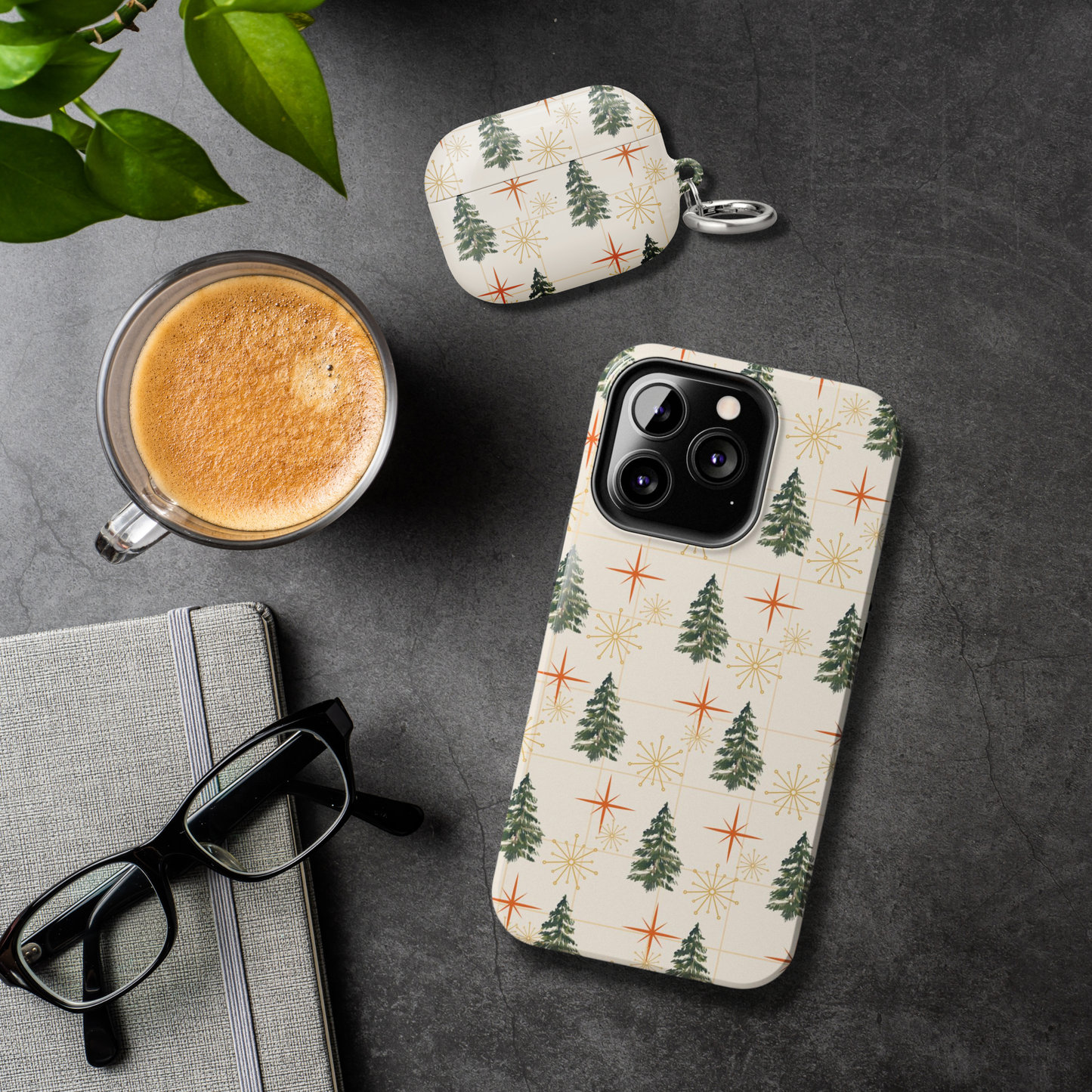 Mid Century Tree Phone Case